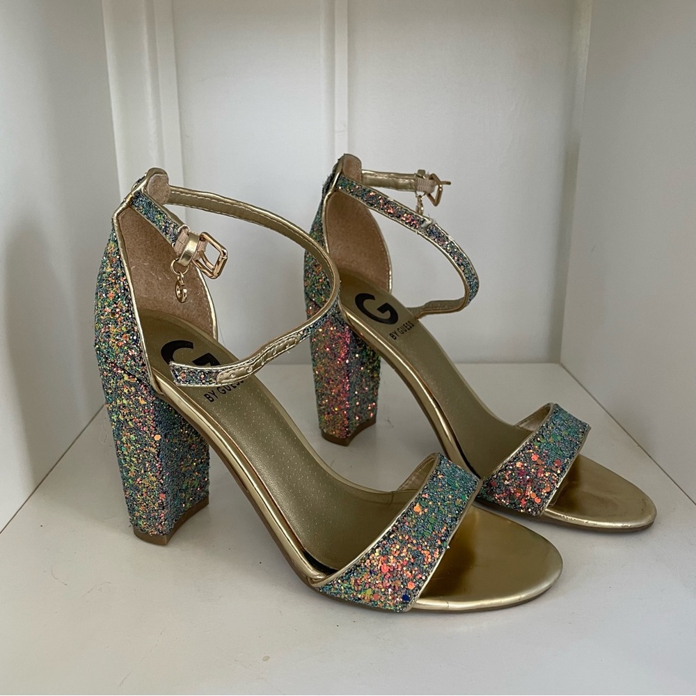G by Guess Glitter Heels